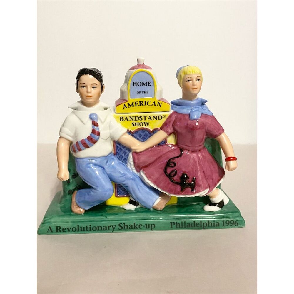Fitz and Floyd 1996 American Bandstand Novelty Salt & Pepper Shakers - Picture 1 of 6